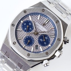 Audemars Piguet-Royal Oak Chronograph 26331ST SS/SS Grey/Blue OMF A7750