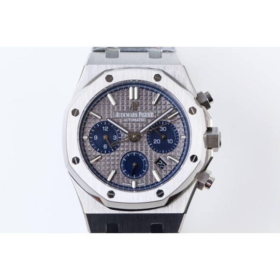 Audemars Piguet-Royal Oak Chronograph 26331ST SS/SS Grey/Blue OMF A7750