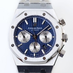 Audemars Piguet-Royal Oak Chrono 26331 SS/SS Blue/White IPF A7750