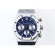 Audemars Piguet-Royal Oak Chrono 26331 SS/SS Blue/White IPF A7750