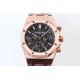 Audemars Piguet-Royal Oak Chronograph 26331ST RG/RG F.Black OMF A7750