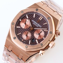 Audemars Piguet-Royal Oak Chrono 26331 RG/RG Brown/RG IPF A7750