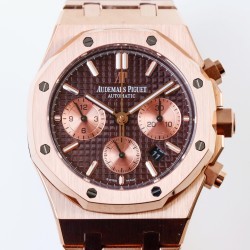 Audemars Piguet-Royal Oak Chrono 26331 RG/RG Brown/RG IPF A7750