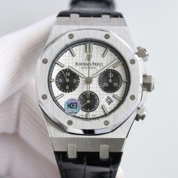 Audemars Piguet-Royal Oak Chrono 26331ST SS/LE Wht/Blk OMF V2 A7750