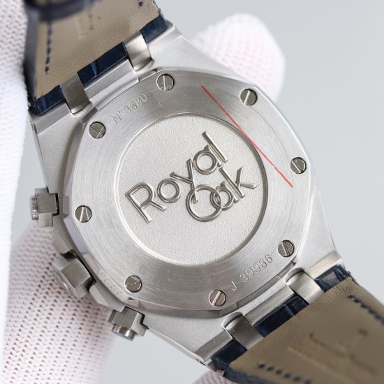 Audemars Piguet-Royal Oak Chrono 26331ST SS/LE Wht/Blk OMF V2 A7750