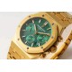 Audemars Piguet-Royal Oak Chrono 26331 YG/YG Green/Stk A7750