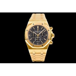 Audemars Piguet-Royal Oak Chronograph 26331ST YG/YG Black OMF A7750