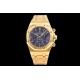Audemars Piguet-Royal Oak Chronograph 26331ST YG/YG Blue OMF A7750