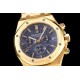 Audemars Piguet-Royal Oak Chronograph 26331ST YG/YG Blue OMF A7750