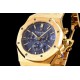 Audemars Piguet-Royal Oak Chronograph 26331ST YG/YG Blue OMF A7750