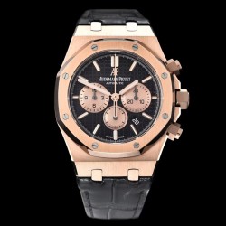 Audemars Piguet-Royal Oak Chronograph 26331ST RG/LE Black OMF A7750