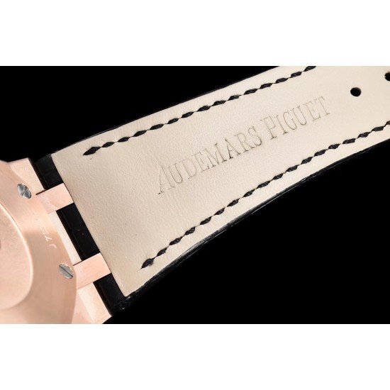 Audemars Piguet-Royal Oak Chronograph 26331ST RG/LE Black OMF A7750