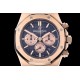 Audemars Piguet-Royal Oak Chronograph 26331ST RG/LE Blue OMF A7750