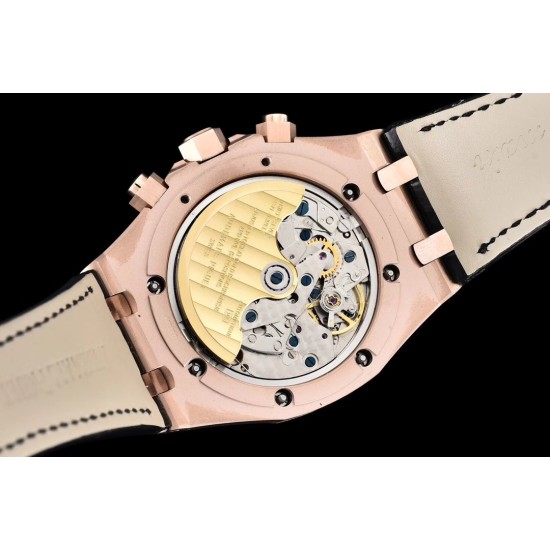 Audemars Piguet-Royal Oak Chronograph 26331ST RG/LE Blue OMF A7750