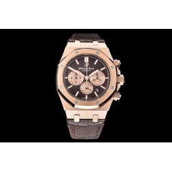 Audemars Piguet-Royal Oak Chronograph 26331ST RG/LE Brwn OMF A7750