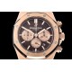 Audemars Piguet-Royal Oak Chronograph 26331ST RG/LE Brwn OMF A7750