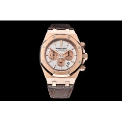 Audemars Piguet-Royal Oak Chronograph 26331ST RG/RG White OMF A7750