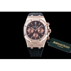Audemars Piguet-Royal Oak Chronograph 26331ST RG/RU Brwn OMF A7750
