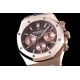 Audemars Piguet-Royal Oak Chronograph 26331ST RG/RU Brwn OMF A7750