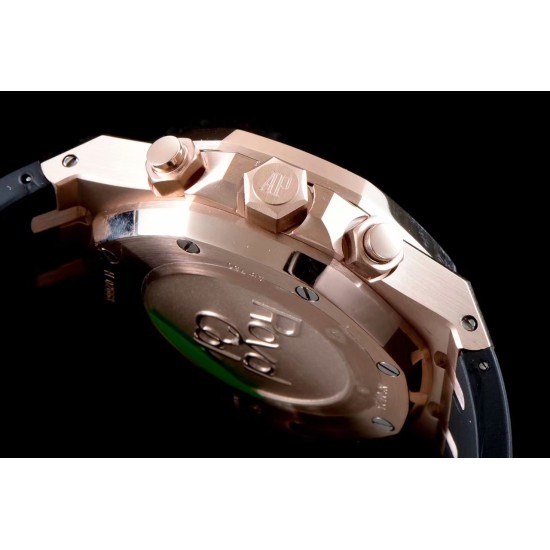 Audemars Piguet-Royal Oak Chronograph 26331ST RG/RU Brwn OMF A7750