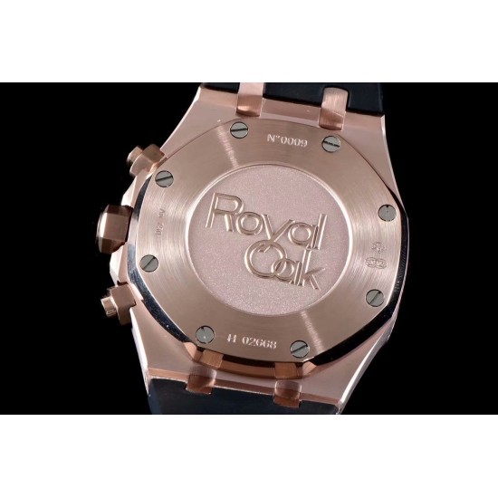 Audemars Piguet-Royal Oak Chronograph 26331ST RG/RU Brwn OMF A7750