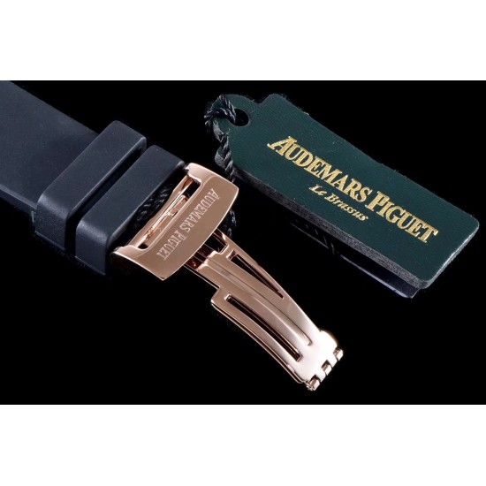 Audemars Piguet-Royal Oak Chronograph 26331ST RG/RU Wht/Wht OMF A7750