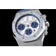 Audemars Piguet-Royal Oak Chrono 26331ST SS/RU Wht/Blue BF V2 A7750