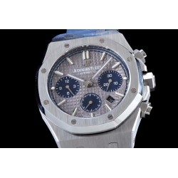 Audemars Piguet-Royal Oak Chronograph 26331ST SS/RU Grey/Blue BF A7750