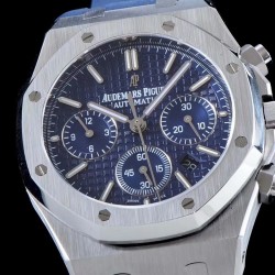 Audemars Piguet-Royal Oak Chronograph 26331 SS/RU Blue/Blue BF A7750