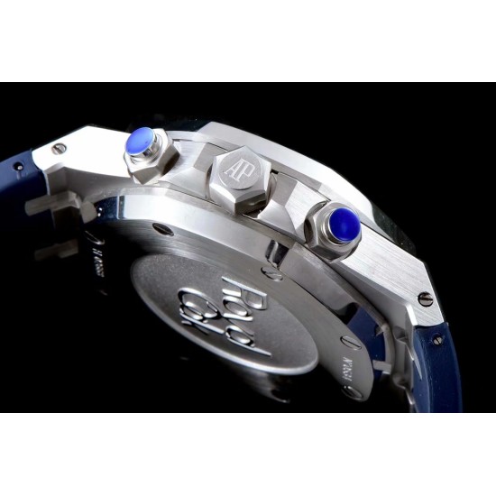 Audemars Piguet-Royal Oak Chronograph 26331 SS/RU Blue/Blue BF A7750