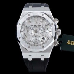Audemars Piguet-Royal Oak Chrono 26331ST SS/RU Wht/Wht BF V2 A7750
