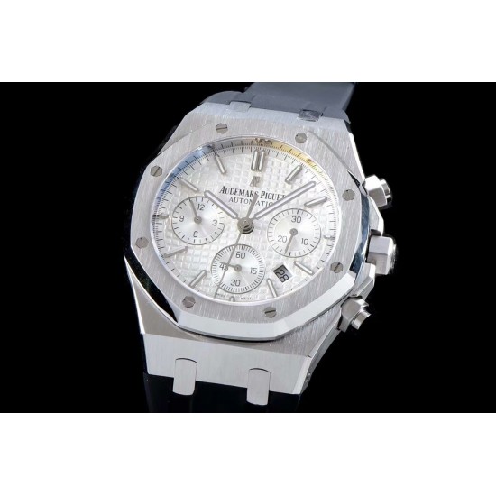 Audemars Piguet-Royal Oak Chrono 26331ST SS/RU Wht/Wht BF V2 A7750