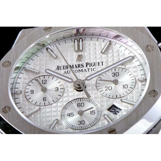 Audemars Piguet-Royal Oak Chrono 26331ST SS/RU Wht/Wht BF V2 A7750