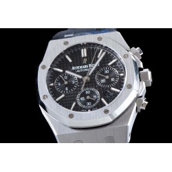 Audemars Piguet-Royal Oak Chronograph 26331 SS/RU Blk/Blk BF A7750