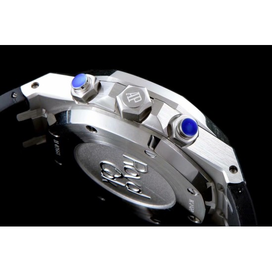 Audemars Piguet-Royal Oak Chronograph 26331 SS/RU Blk/Blk BF A7750