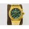 Audemars Piguet-Royal Oak Chrono 26331 YG/YG Green/Stk JFS A7750