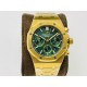 Audemars Piguet-Royal Oak Chrono 26331 YG/YG Green/Stk JFS A7750