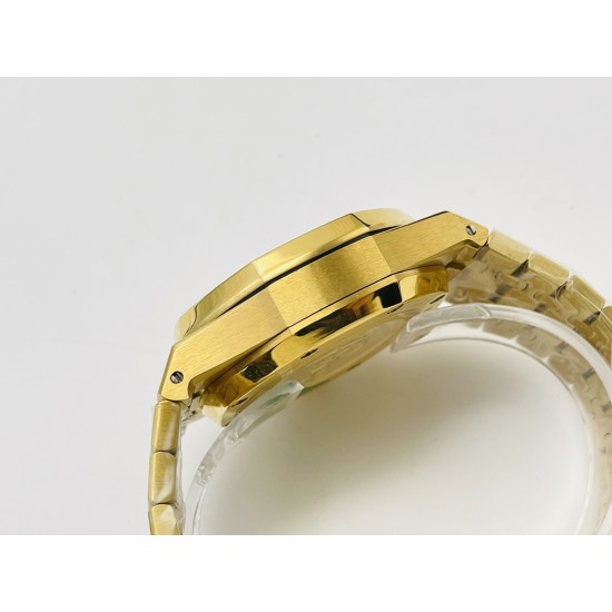 Audemars Piguet-Royal Oak Chrono 26331 YG/YG Green/Stk JFS A7750