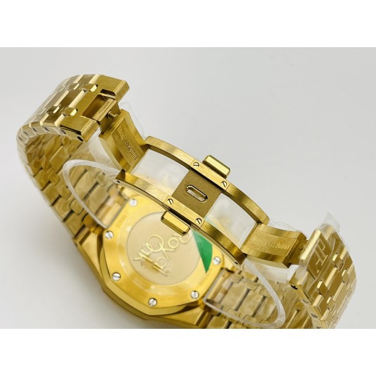 Audemars Piguet-Royal Oak Chrono 26331 YG/YG Green/Stk JFS A7750