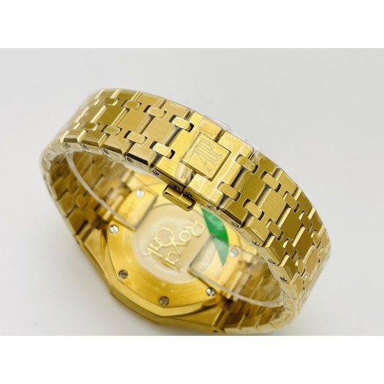 Audemars Piguet-Royal Oak Chrono 26331 YG/YG Green/Stk JFS A7750