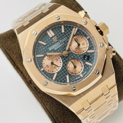 Audemars Piguet-Royal Oak Chrono 26331 RG/RG Green/RG JFS A7750