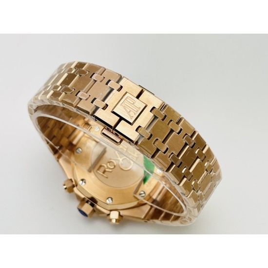 Audemars Piguet-Royal Oak Chrono 26331 RG/RG Green/RG JFS A7750