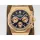 Audemars Piguet-Royal Oak Chrono 26331 RG/RG Black/RG JFS A7750