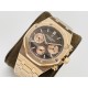 Audemars Piguet-Royal Oak Chrono 26331 RG/RG Brown/RG JFS A7750