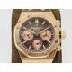 Audemars Piguet-Royal Oak Chrono 26331 RG/RG Brown/RG JFS A7750