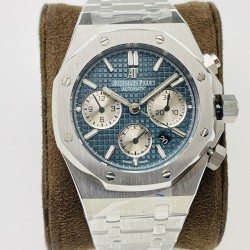 Audemars Piguet-Royal Oak Chrono 26331 SS/SS Blue/White JFS A7750
