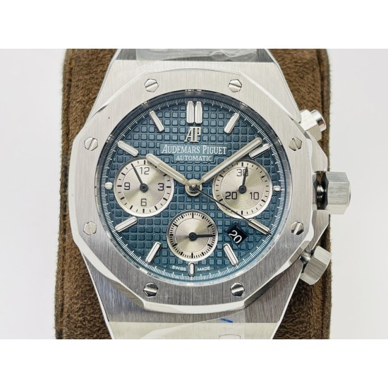 Audemars Piguet-Royal Oak Chrono 26331 SS/SS Blue/White JFS A7750