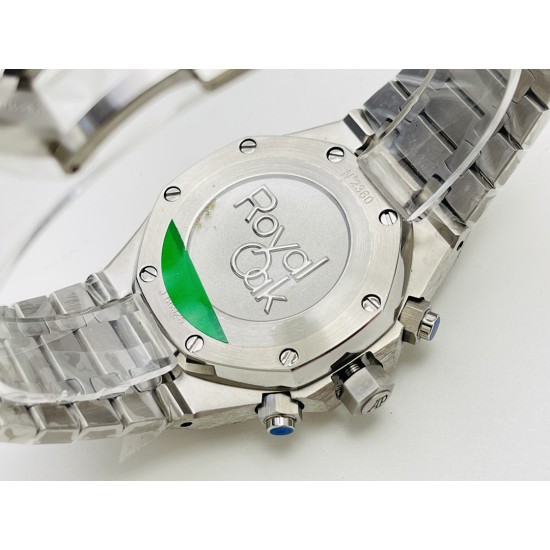 Audemars Piguet-Royal Oak Chrono 26331 SS/SS Blue/White JFS A7750