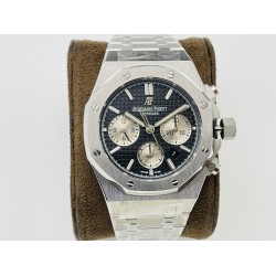 Audemars Piguet-Royal Oak Chrono 26331 SS/SS Black/White JFS A7750