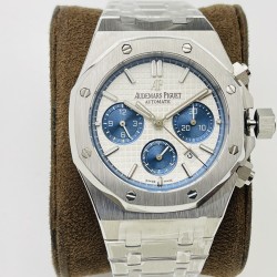 Audemars Piguet-Royal Oak Chrono 26331 SS/SS White/Blue JFS A7750